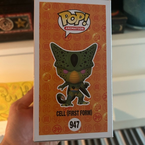 Funko Pop! Dragon Ball Z Cell First Form Figure - Green and Orange 947 - Picture 5 of 12